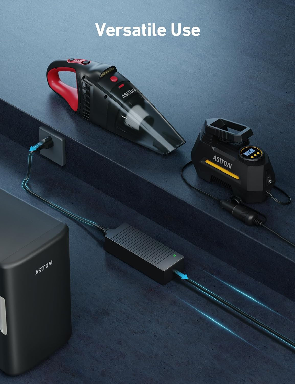 AC to DC Converter 10A/120W/7.78FT/110V To12V Converter, Car Cigarette Lighter Adapter, AC/DC Power Supply Adapter Transformer for Inflator, Car Refrigerator, and Other Car Devices AC to DC Converter 10A/120W/7.78FT/110V To12V Converter, Car Cigarette Lighter Adapter, AC/DC Power Supply Adapter Transformer for Inflator, Car Refrigerator, and Other Car Devices